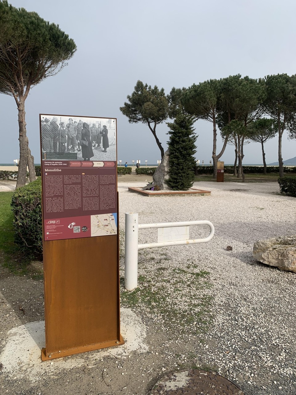 Parcours mémoriel du camp d’Argelès-sur-Mer